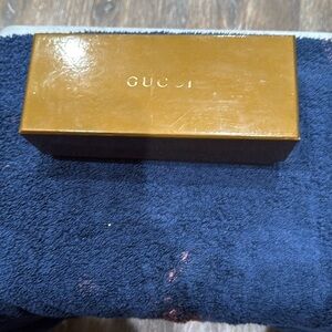 Gucci Box, empty sunglasses box, slight mark on box.